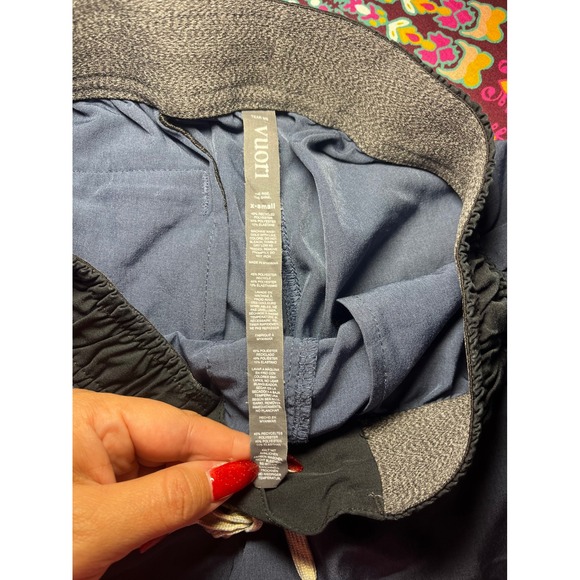 VUORI Banks Azure Performance Shorts Blue Quick Dry 4 Way Stretch Hybrid XS - Picture 8 of 9